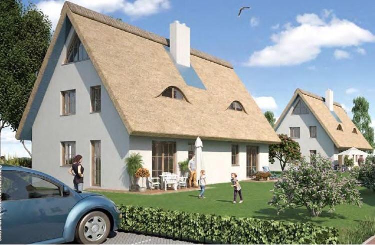 Reetidyll am Haff Villa Pepelow Exteriör bild